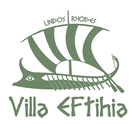 Villa Eftihia In Lindos Exterior foto