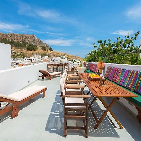 Villa Eftihia In Lindos Exterior foto