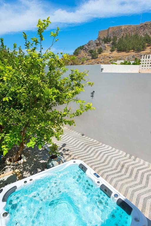 Villa Eftihia In Lindos Exterior foto
